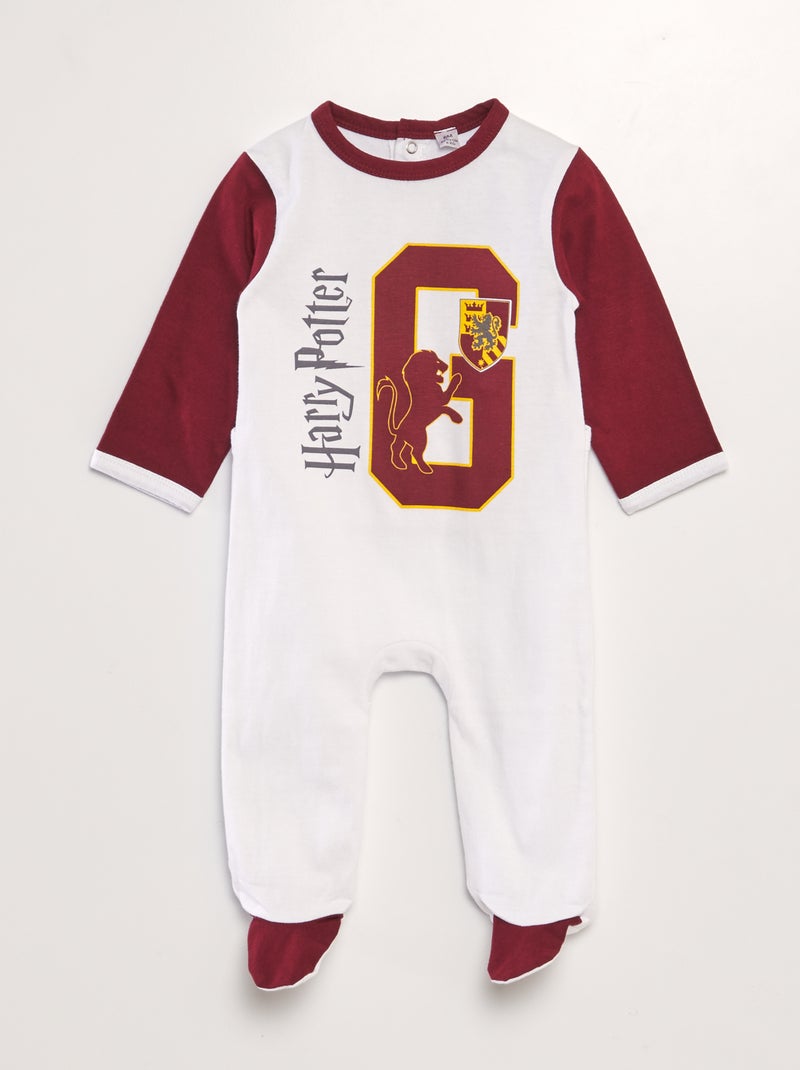 Pijama tipo pelele 'Harry Potter' ROJO - Kiabi