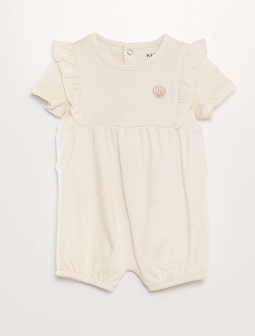 Pijama tipo pelele para bebé ligero - Kiabi