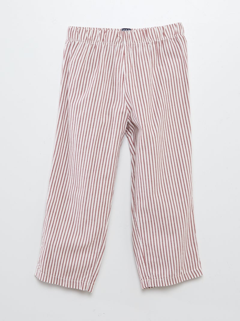 Pijama vichy - 2 piezas ROJO - Kiabi