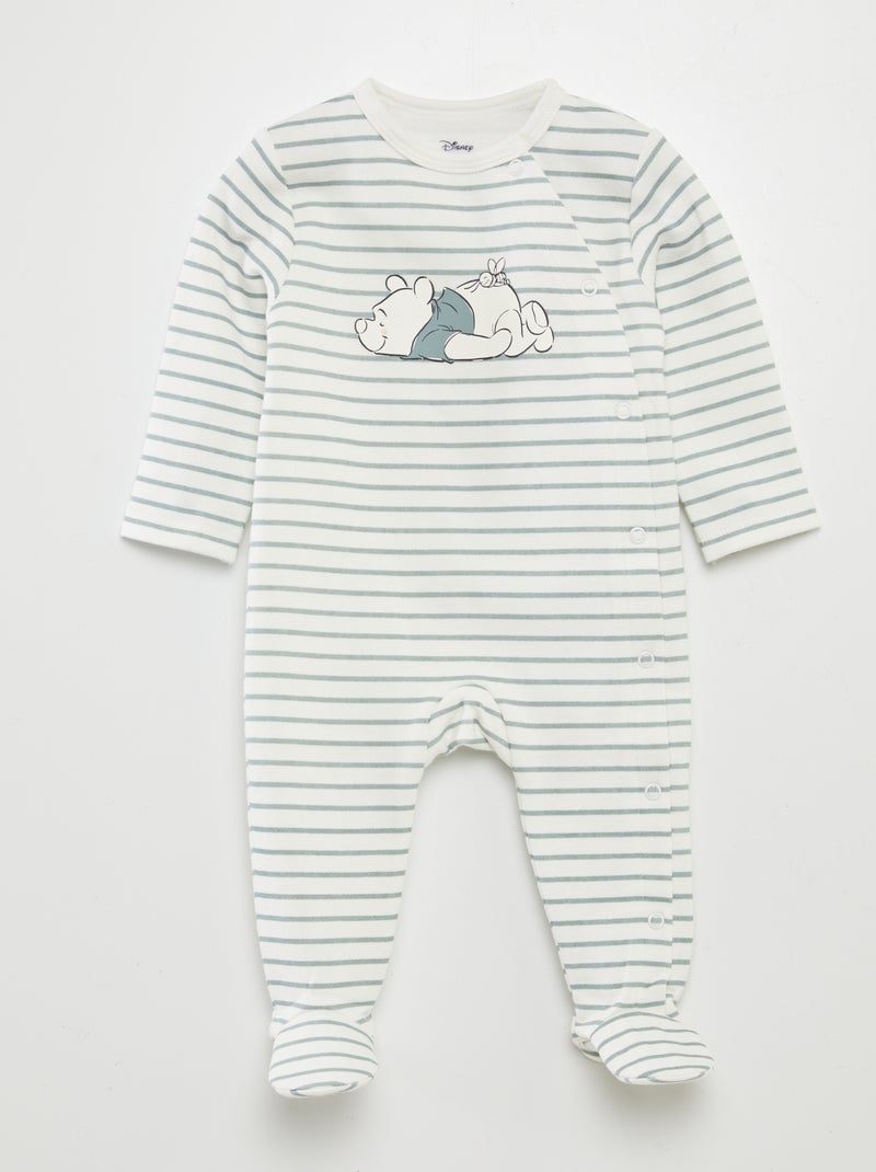 Pijama 'Winnie' 'Disney' con pies BLANCO - Kiabi