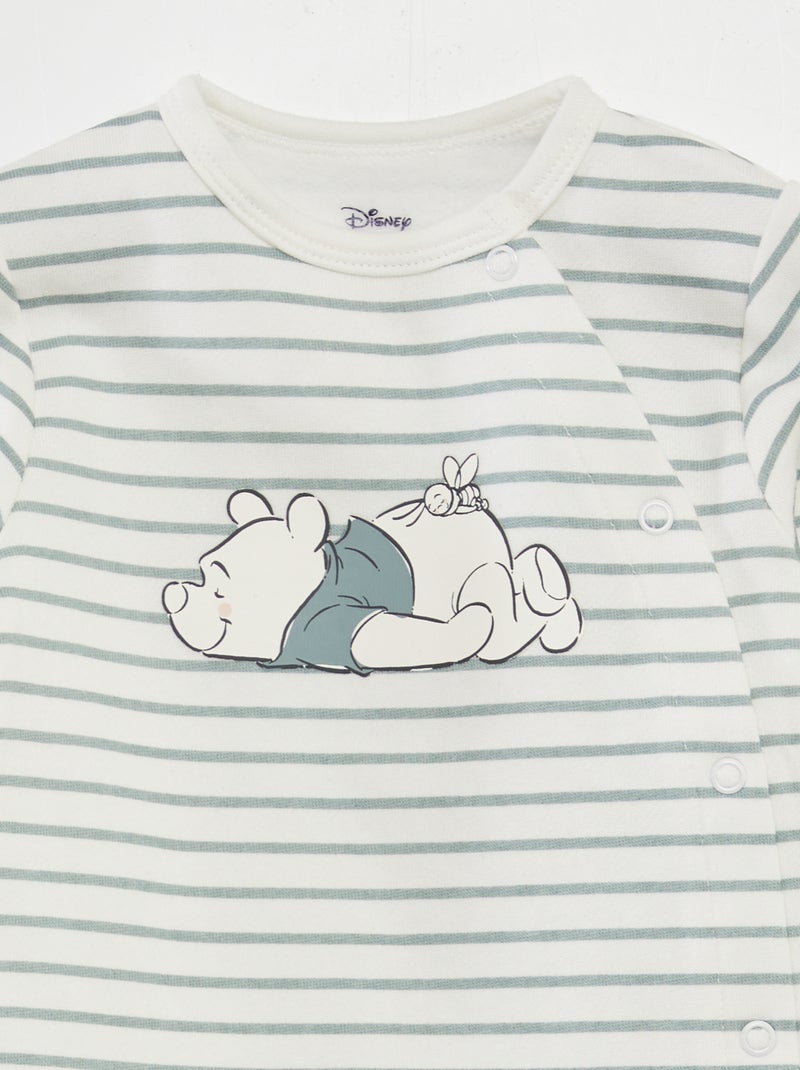 Pijama 'Winnie' 'Disney' con pies BLANCO - Kiabi