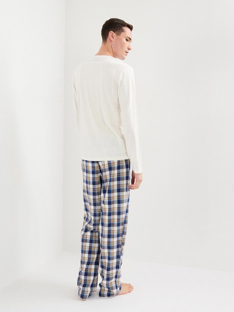 Pijamas de algodón, MO Fashion Blanco - Kiabi