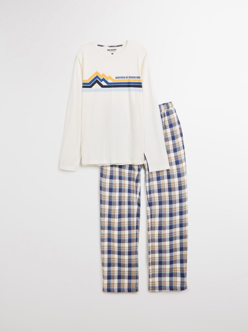 Pijamas de algodón, MO Fashion Blanco - Kiabi