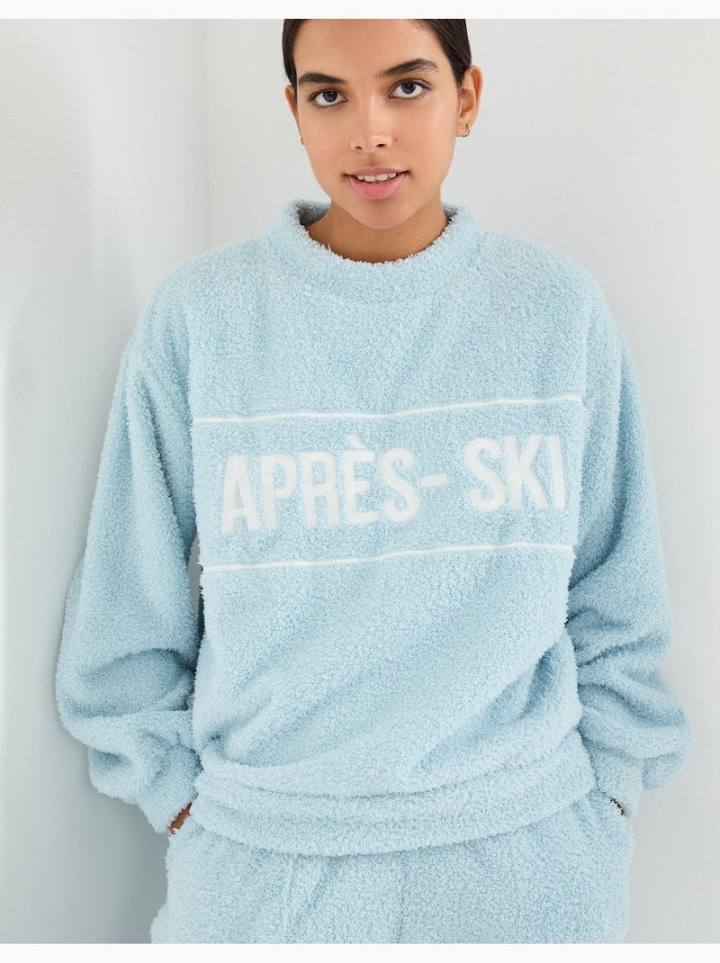 Pijamas de forro polar, MO Fashion Azul - Kiabi