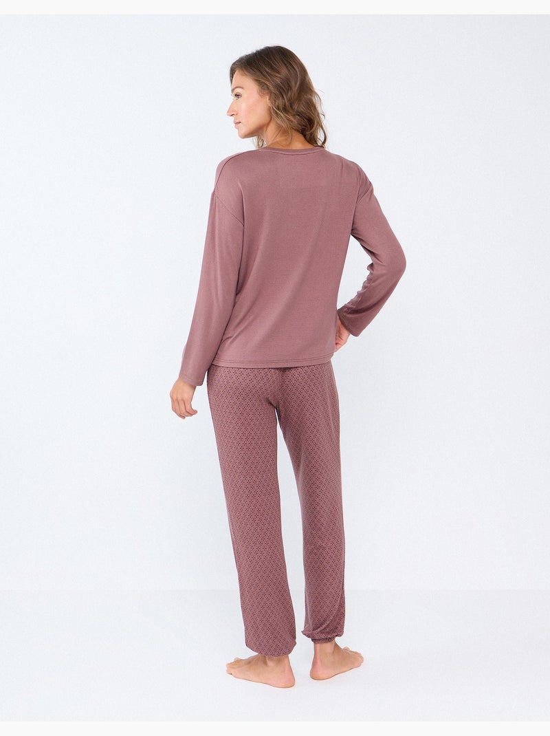 Pijamas de punto, mo fashion Rosa - Kiabi