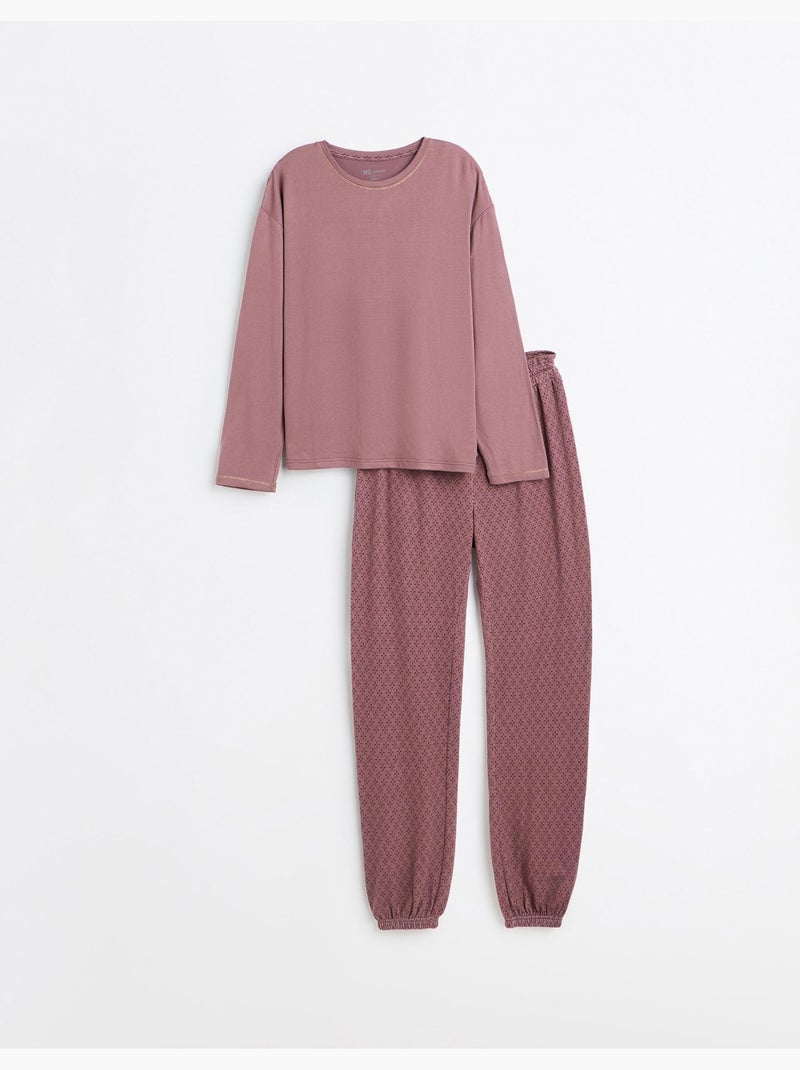 Pijamas de punto, mo fashion Rosa - Kiabi