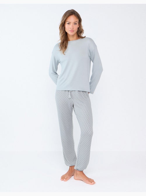 Pijamas de punto, mo fashion - Kiabi Pijamas de punto, mo fashion - Kiabi