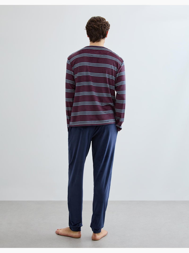 Pijamas de Terciopelo, MO Fashion Azul - Kiabi