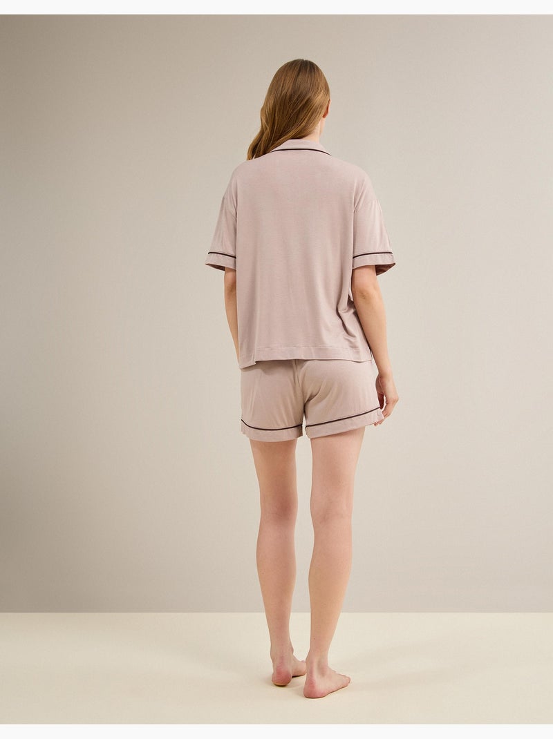 Pijamas de viscosa, mo fashion Beige - Kiabi