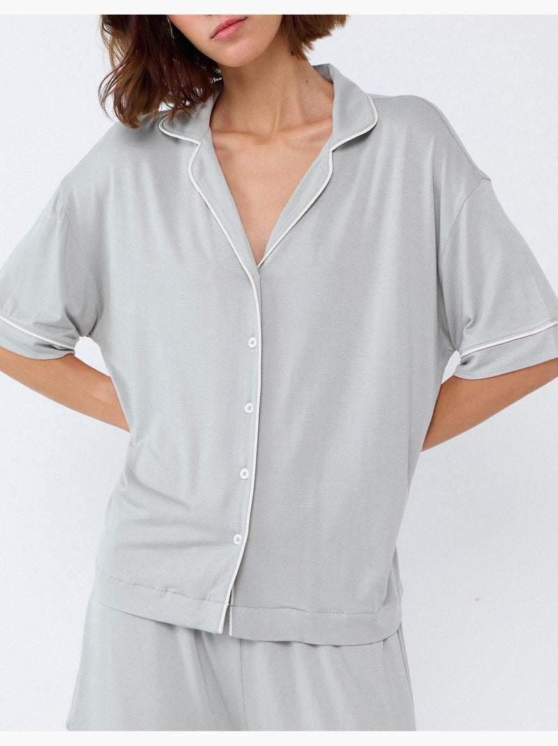 Pijamas de viscosa, mo fashion Verde - Kiabi