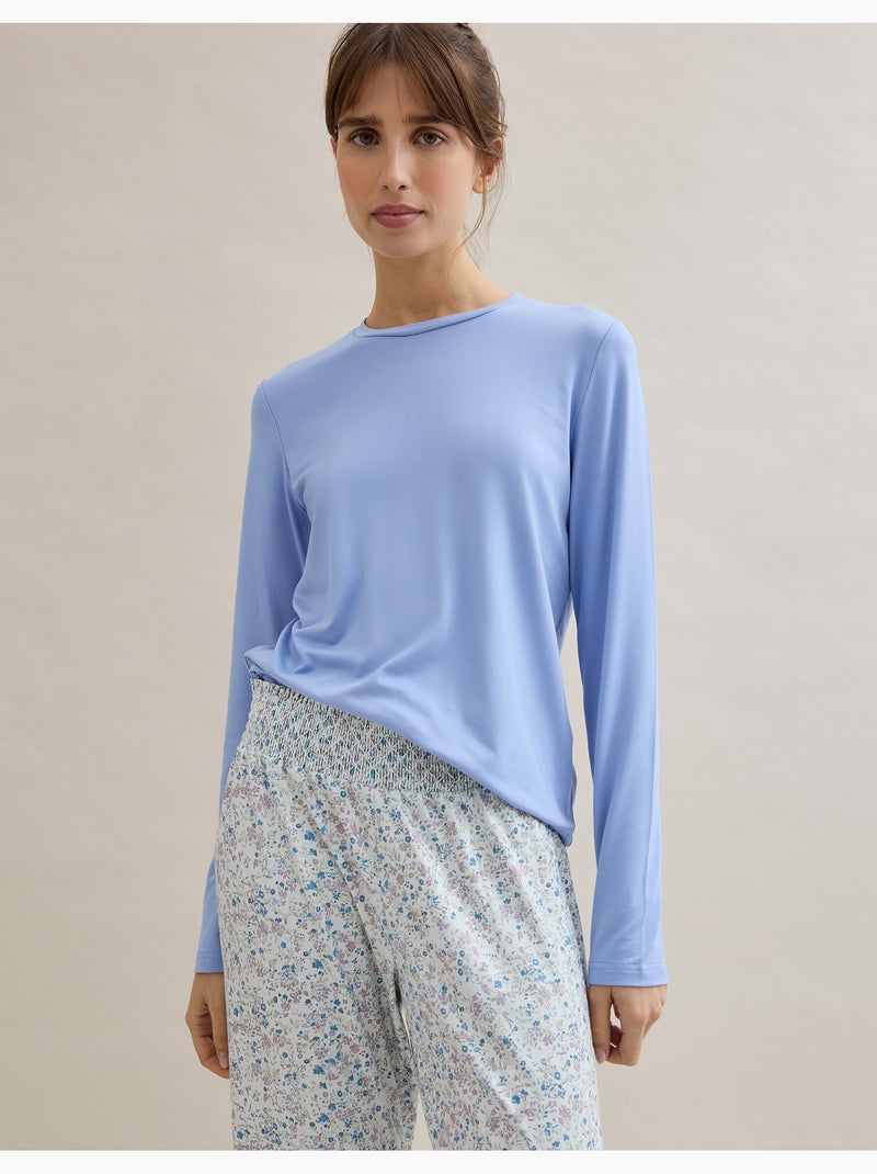 Pijamas florales, MO Fashion Azul - Kiabi
