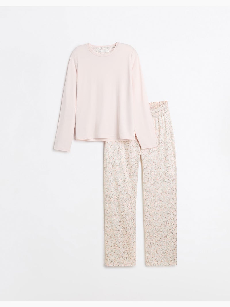 Pijamas florales, MO Fashion Rosa - Kiabi
