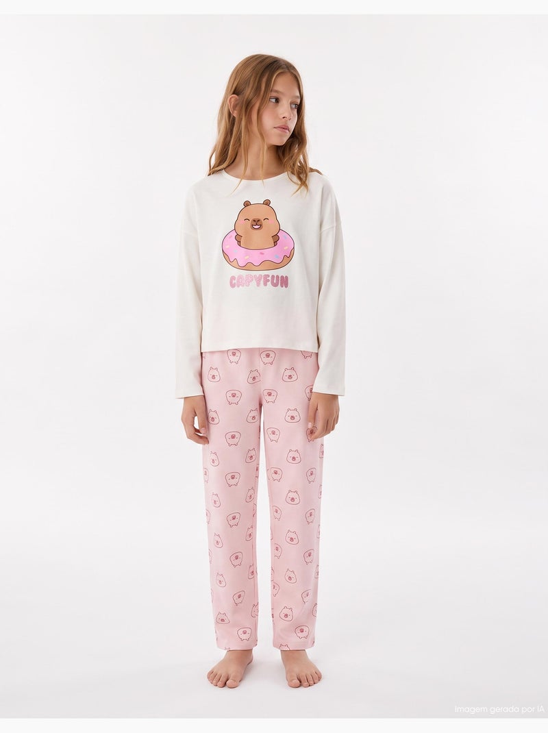 Pijamas©'capybara' capyfun, mo fashion Multicolor - Kiabi