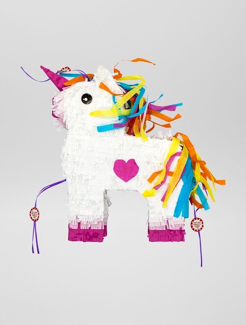 Piñata con forma de unicornio - Kiabi