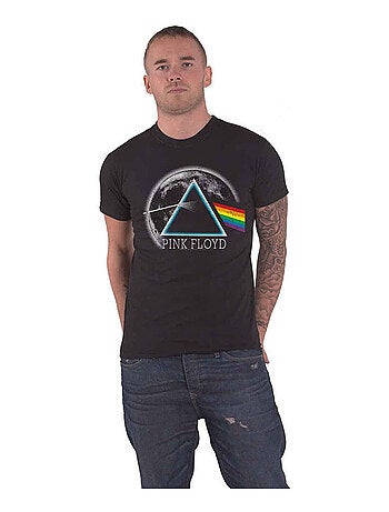 Pink Floyd - Camiseta Efecto Envejecido Dark Side Of The Moon para Adultos Unisex