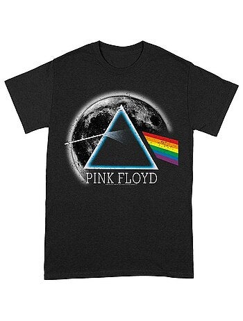 Pink Floyd - Camiseta Efecto Envejecido Dark Side Of The Moon para Adultos Unisex