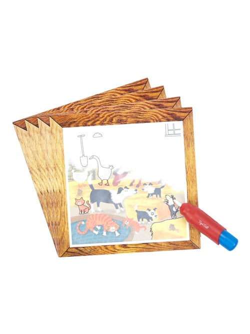 Pintura mágica con agua reutilizable, aventuras granja | Tiger Tribe - Kiabi