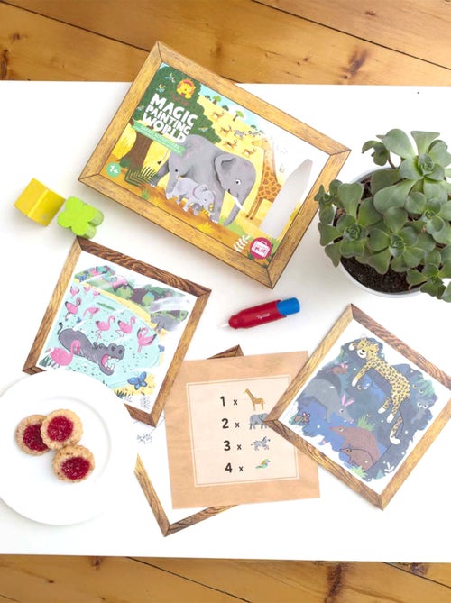 Pintura mágica con agua reutilizable, aventuras safari | Tiger Tribe - Kiabi