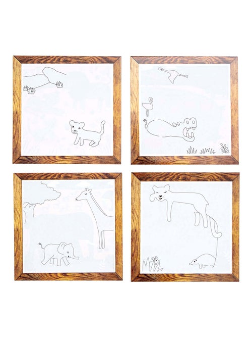 Pintura mágica con agua reutilizable, aventuras safari | Tiger Tribe - Kiabi