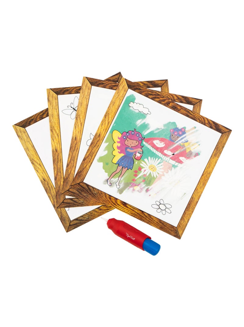 Pintura mágica con agua reutilizable, jardín de las hadas | Tiger Tribe N/D - Kiabi