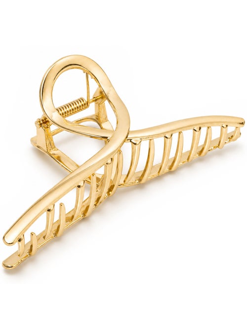Pinza cangrejo de metal con acabado dorado para el cabello - Kiabi