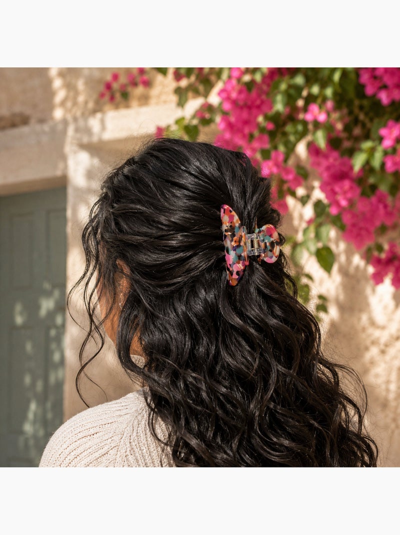 Pinza cangrejo grande efecto nacarado iridiscente para el cabello Rubor - Kiabi