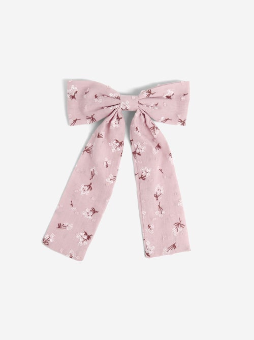Pinza con lazo grande estampado - Kiabi