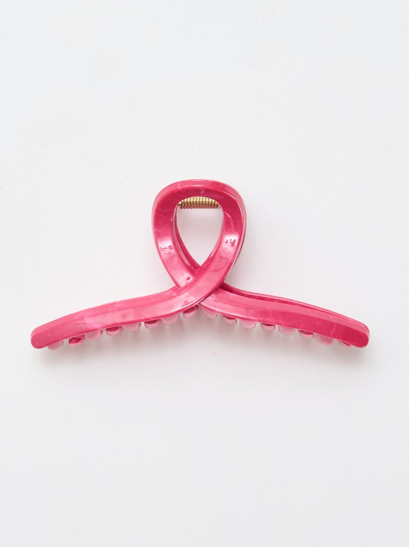 Pinza de cangrejo larga colorida Rosa - Kiabi