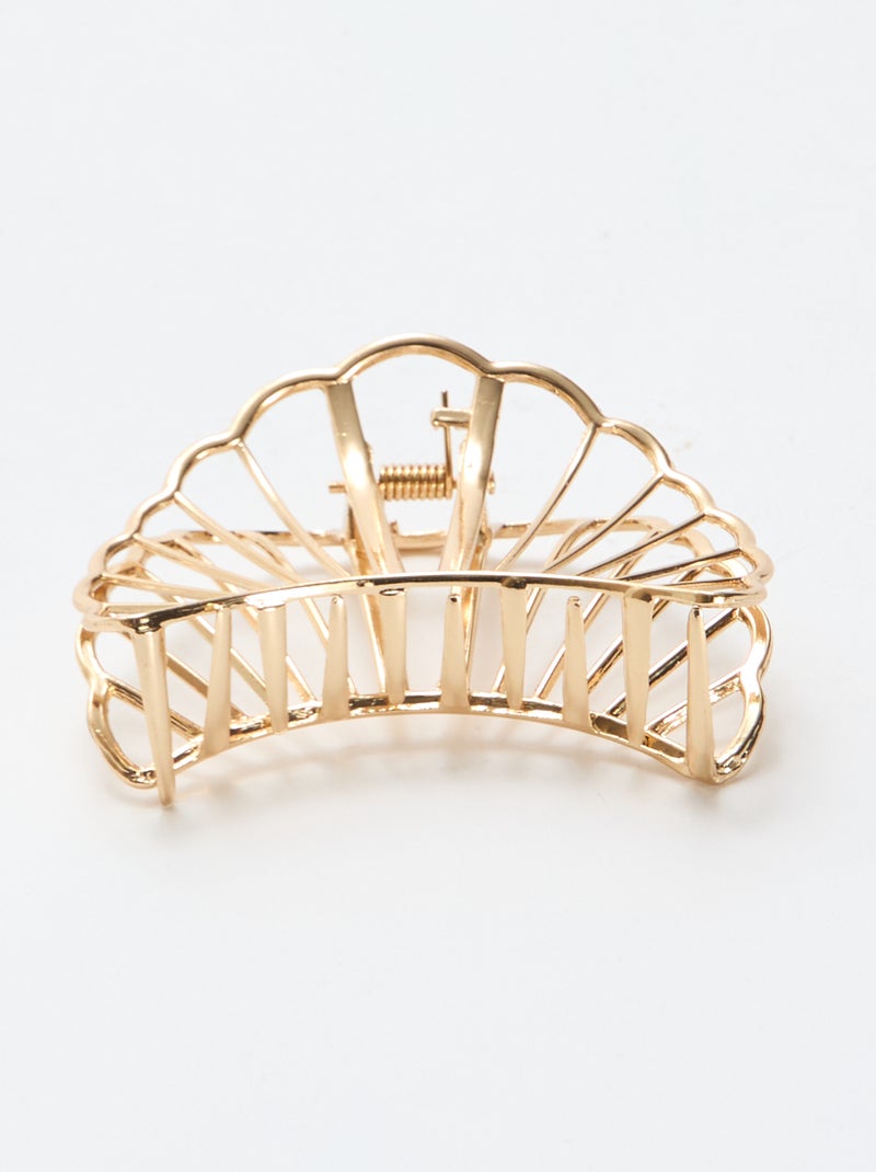 Pinza grande con forma de concha Amarillo - Kiabi