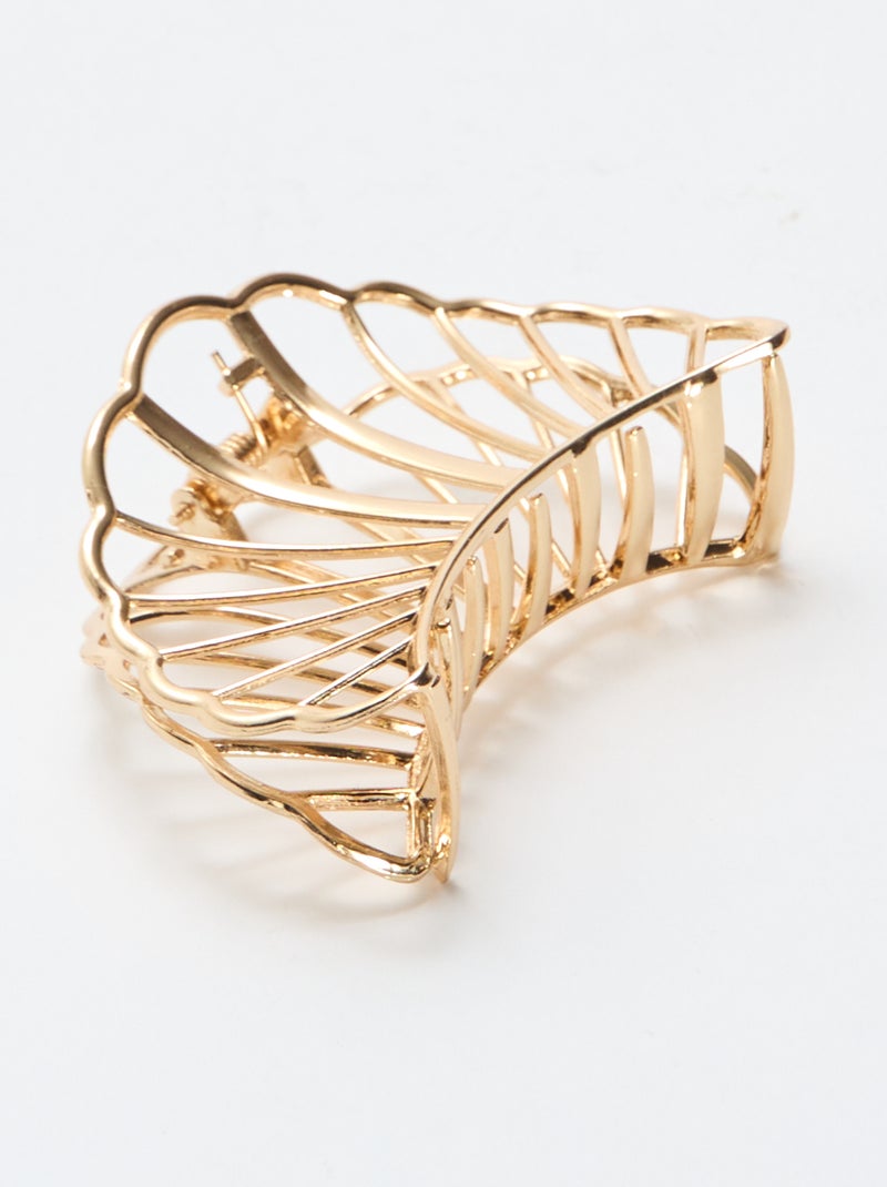 Pinza grande con forma de concha Amarillo - Kiabi