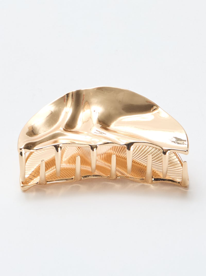 Pinza grande con forma de concha Amarillo - Kiabi