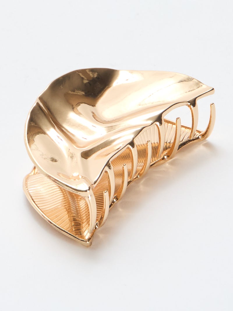 Pinza grande con forma de concha Amarillo - Kiabi