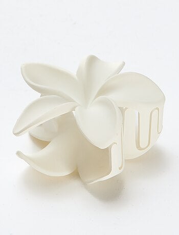 Pinza grande con forma de flor