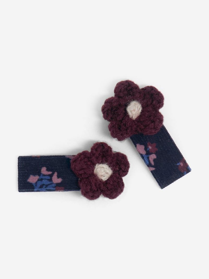 Pinzas   con forma de flores Azul - Kiabi