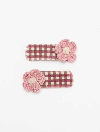 Pinzas con forma de flores