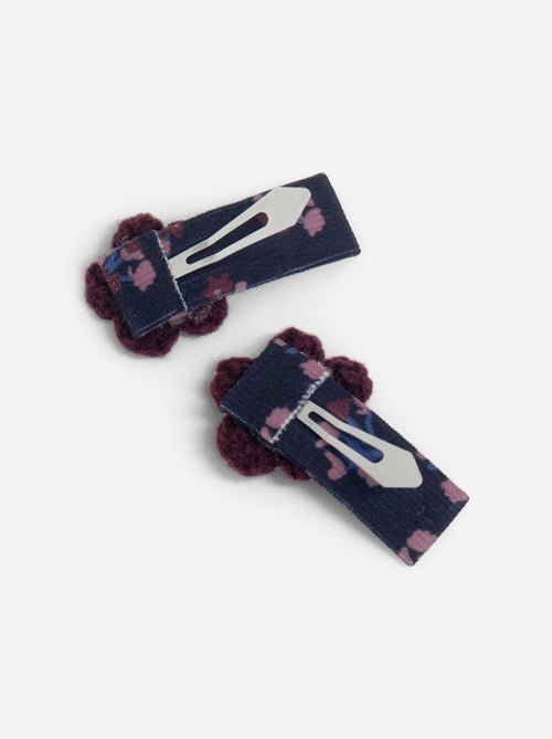 Pinzas de cocodrilo con forma de flores - Kiabi