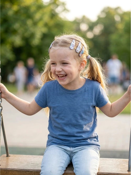 Pinzas para el cabello infantil reina de las nieves: lote de 6 - Kiabi Pinzas para el cabello infantil reina de las nieves: lote de 6 - Kiabi
