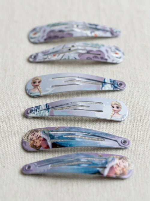 Pinzas para el cabello infantil reina de las nieves: lote de 6 - Kiabi Pinzas para el cabello infantil reina de las nieves: lote de 6 - Kiabi
