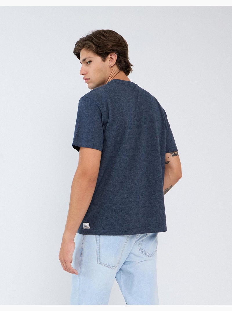 Piquet de camiseta, mo fashion Azul - Kiabi