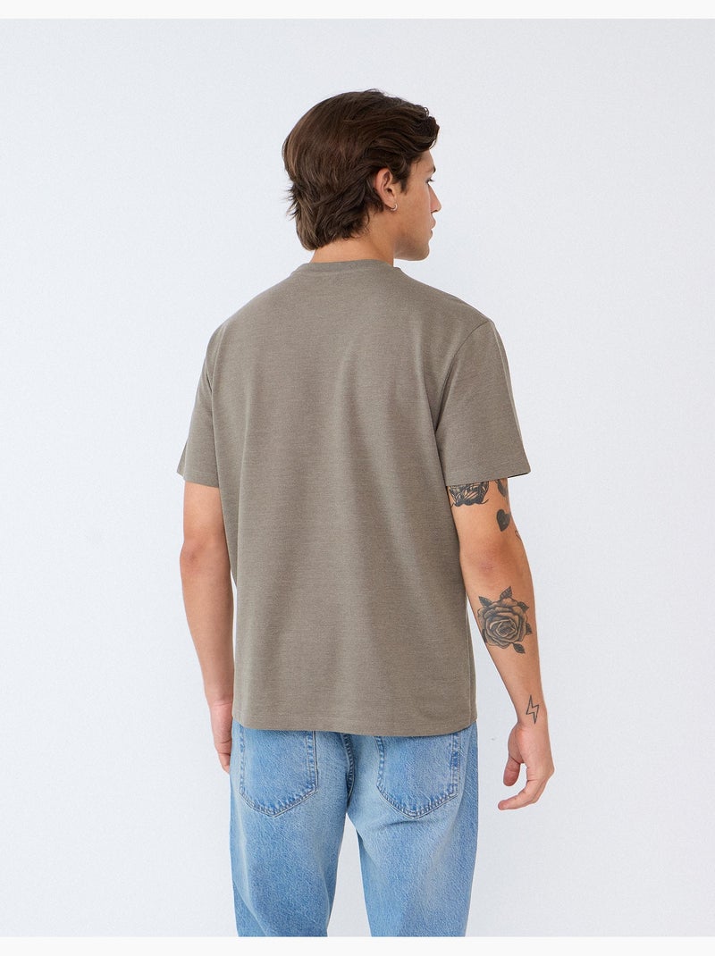Piquet de camiseta, mo fashion Marrón - Kiabi