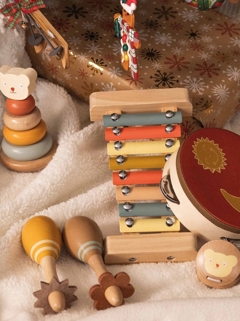Pirámide apilable de madera Multicolor - Kiabi