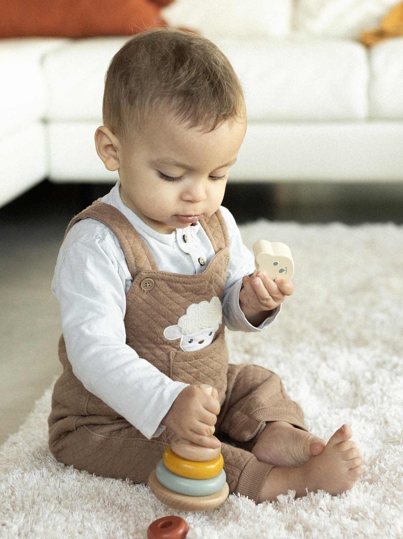 Pirámide de madera apilable Multicolor - Kiabi