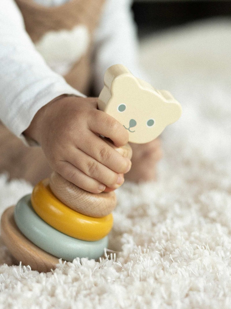 Pirámide de madera apilable Multicolor - Kiabi