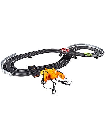 Pista de carreras magnética con 2 coches y 2 mandos progresivos speed & go