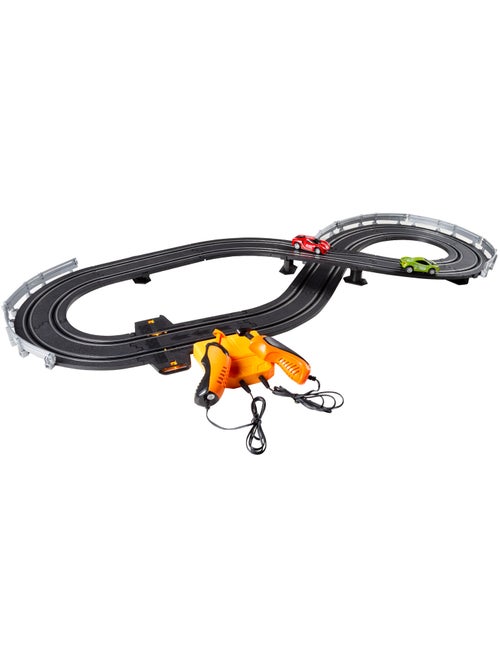 Pista de carreras magnética con 2 coches y 2 mandos progresivos speed & go - Kiabi