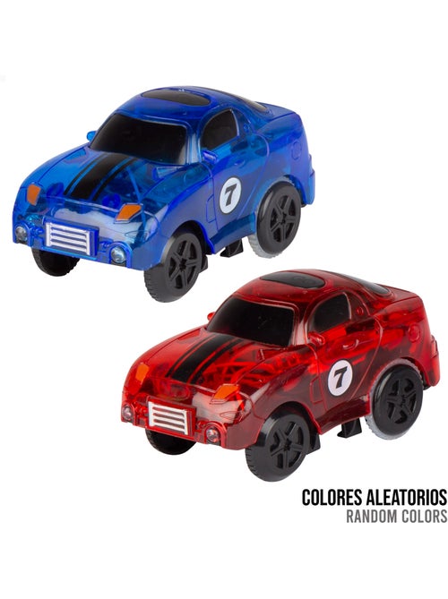 Pista de coches que brilla en la oscuridad 131 piezas speed & go - Kiabi