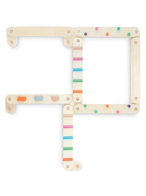 Pista de equilibrio Montessori madera 14 piezas Mamabrum - Kiabi
