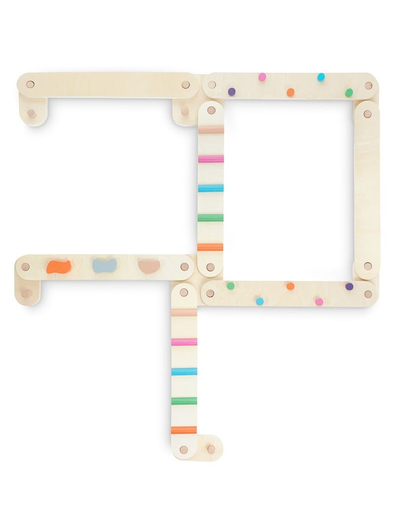 Pista de equilibrio Montessori madera 14 piezas Mamabrum N/D - Kiabi