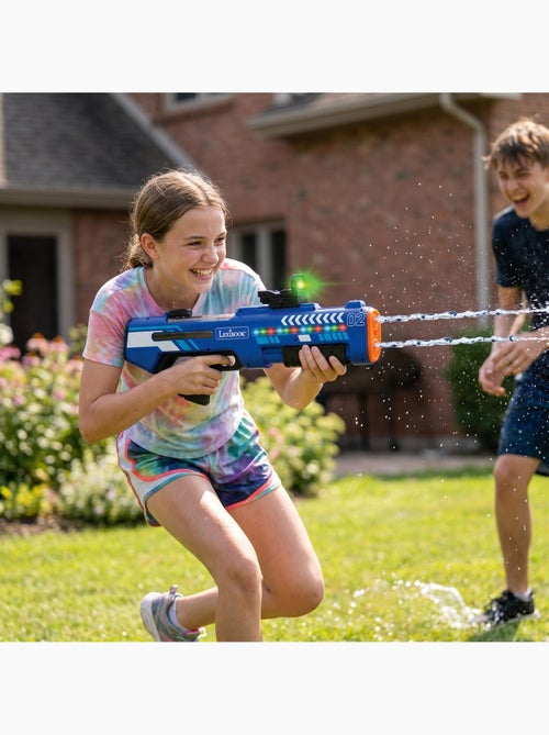 Pistola de agua electrónica recargable con efectos de luz y sonido - Kiabi