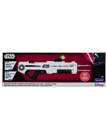 Pistola de agua electrónica recargable Star Wars con efectos de luz y sonido